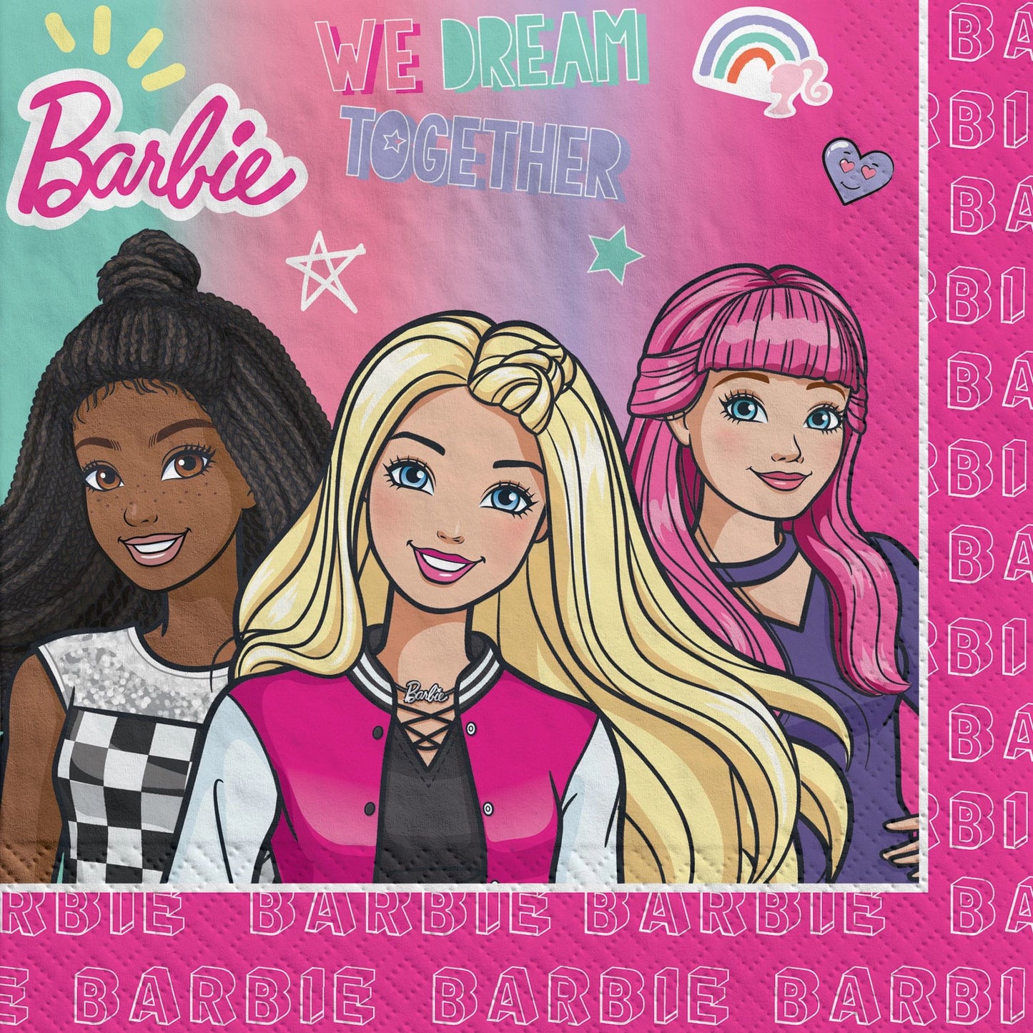Barbie Dream Together Luncheon Napkins