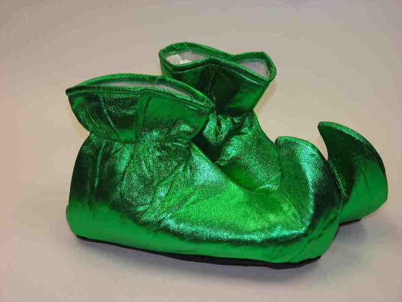 Deluxe Green Elf Shoes