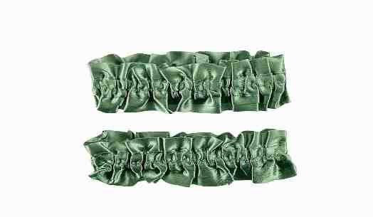 Kelly Green Garter Set