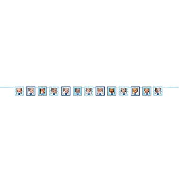 BLUE FIRST BIRTHDAY PHOTO BANNER 0-12 MONTHS 9'