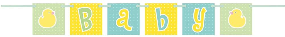 BABY DUCK PENNANT BANNER
