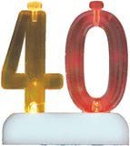 #40 FLASHING CAKE TOPPER