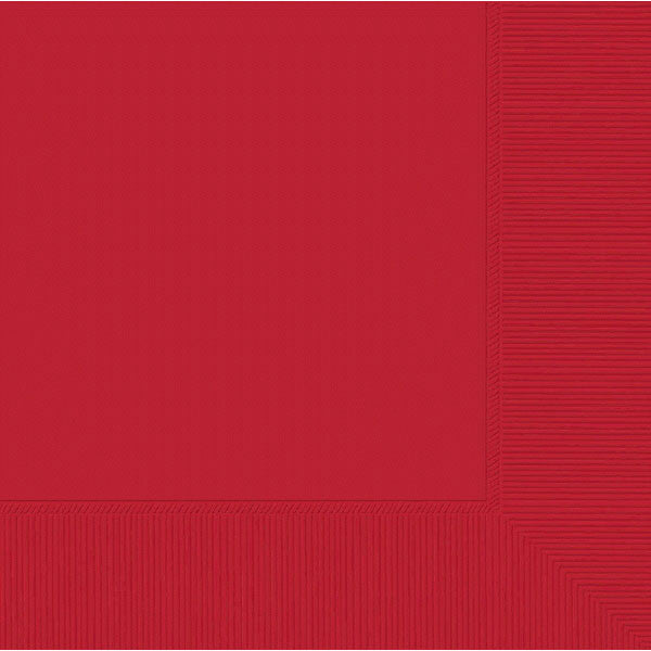 DINNER NAPKINS - APPLE RED   20 COUNT