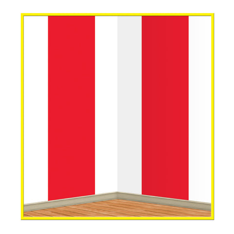 Red & White Striped Backdrop