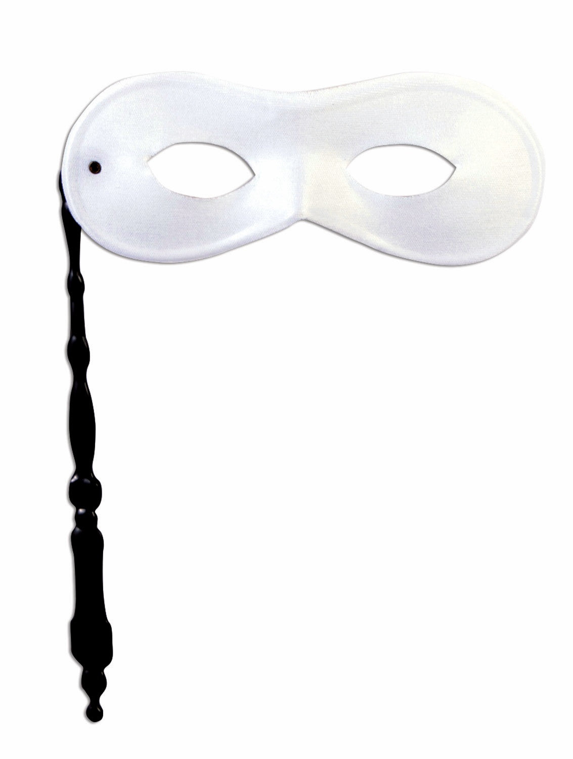 White Lorniette Mask w/Stick