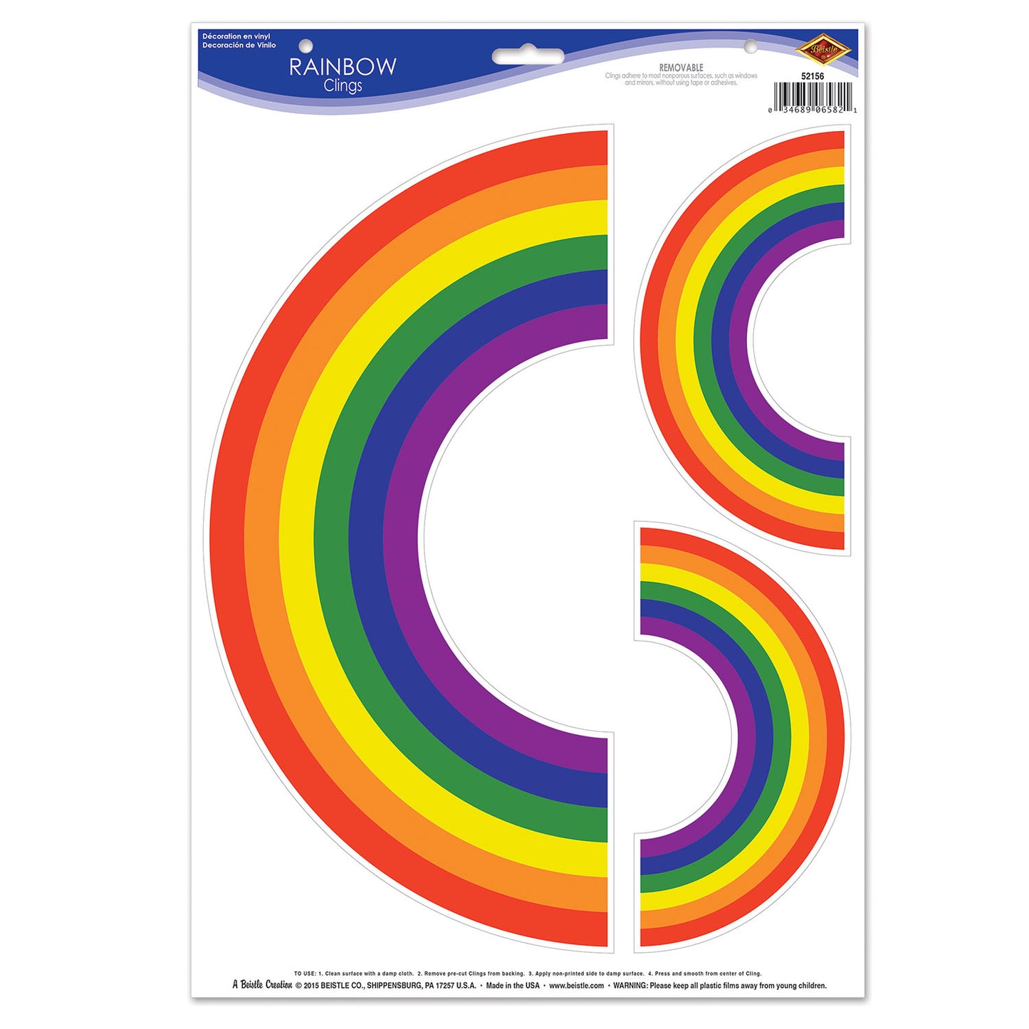 RAINBOW CLINGS