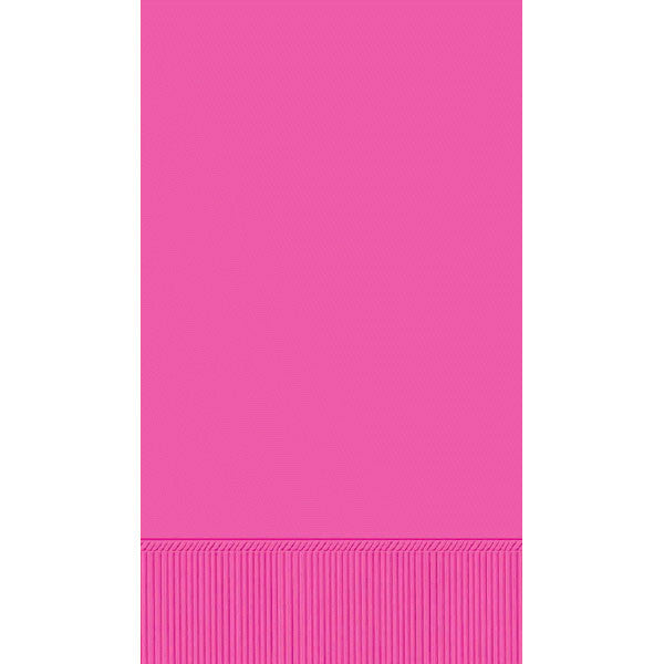 GUEST TOWEL - BRIGHT PINK 40CT.
