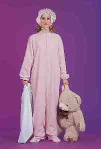 Pink Jammies Adult Costume