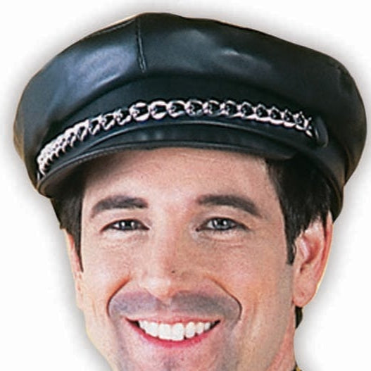 Black Biker Hat