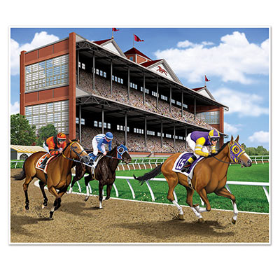 Horse Racing Insta-Mural Photo Op 5' x 6'