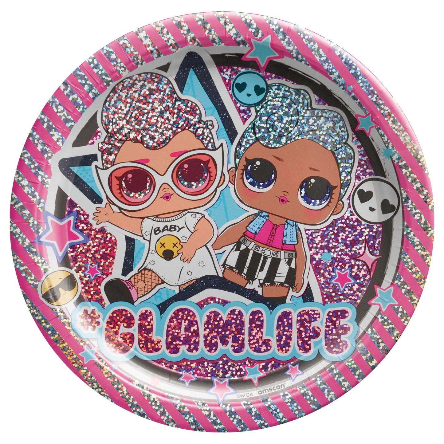LOL Surprise, Together 4 Eva! 7" Prismatic Round Plates