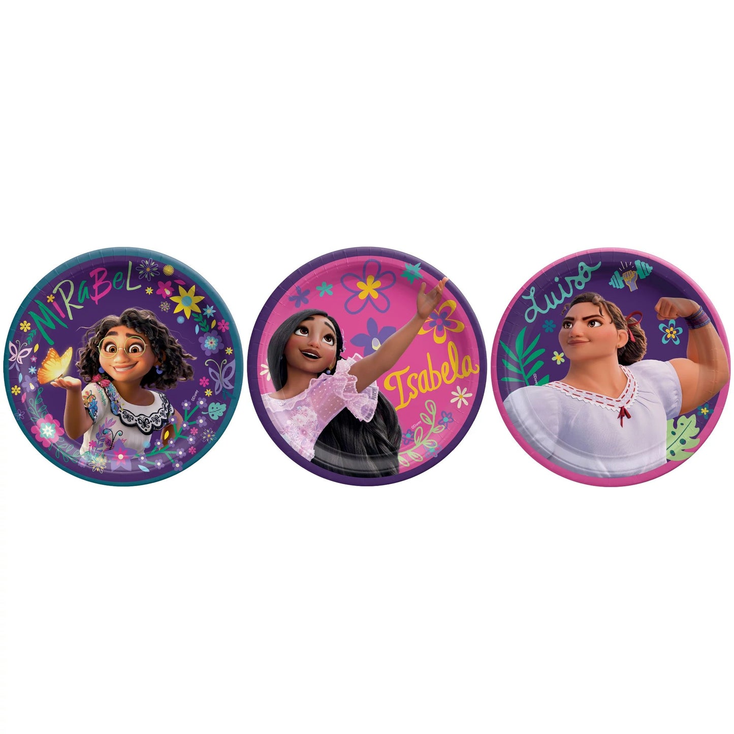 Encanto 7" Round Plates, Assorted