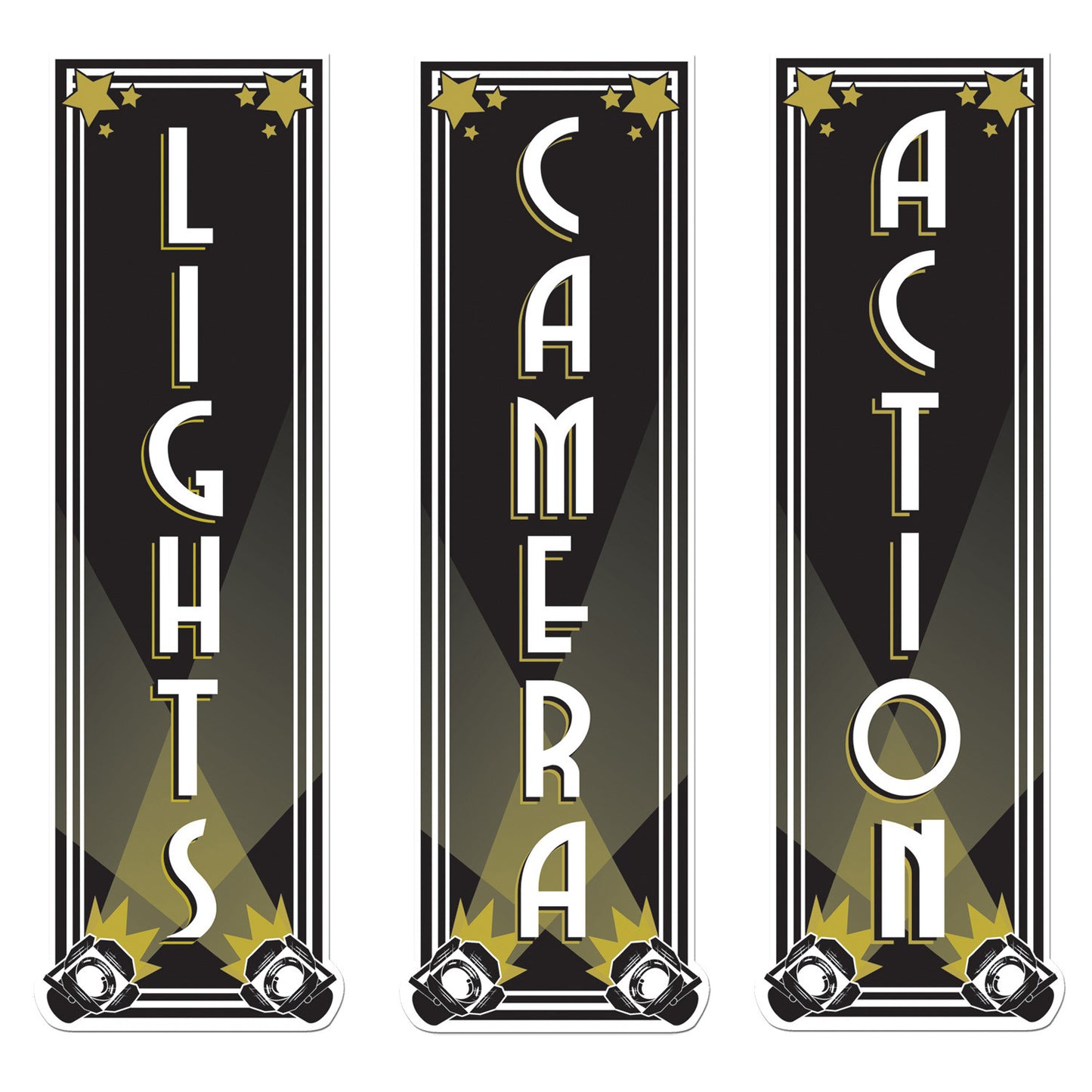 Lights / Camera / Action Cutouts