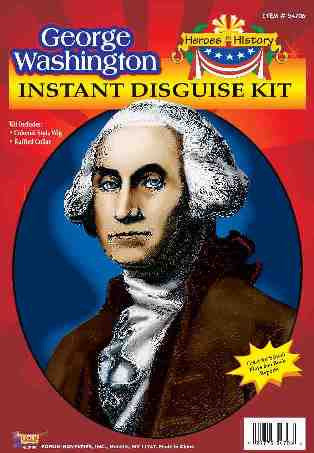 George Washington Disguise Kit