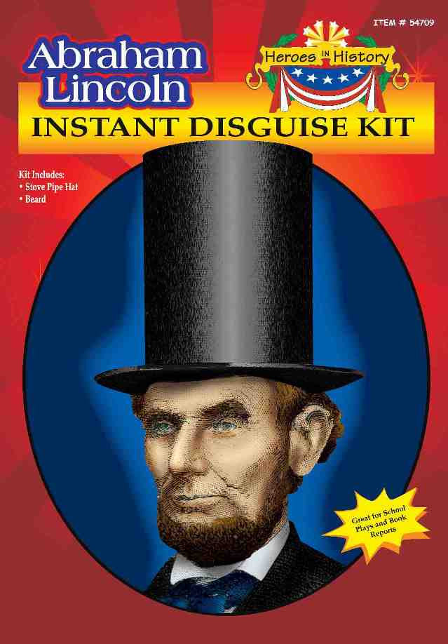 Abraham Lincoln Disguise Kit
