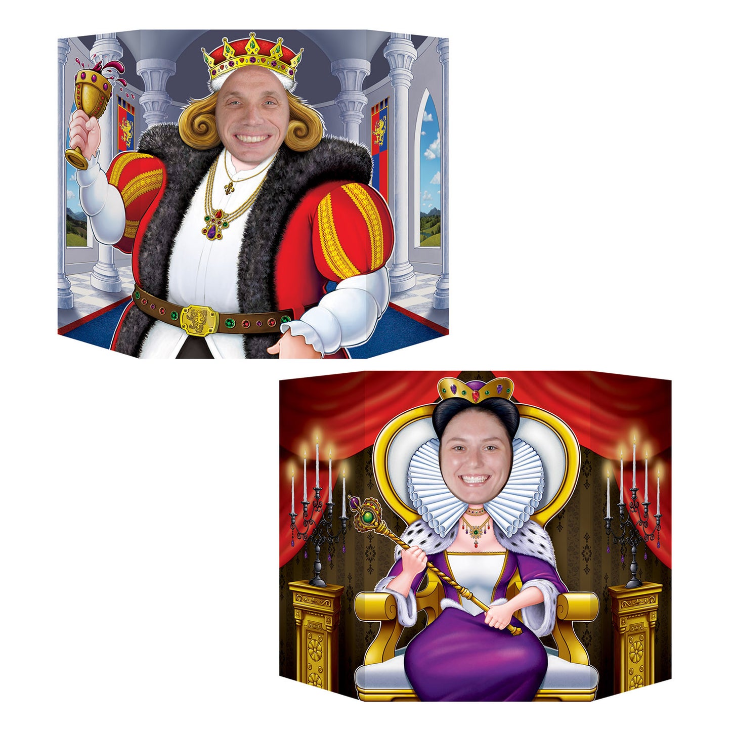 KING & QUEEN PHOTO PROP EACH