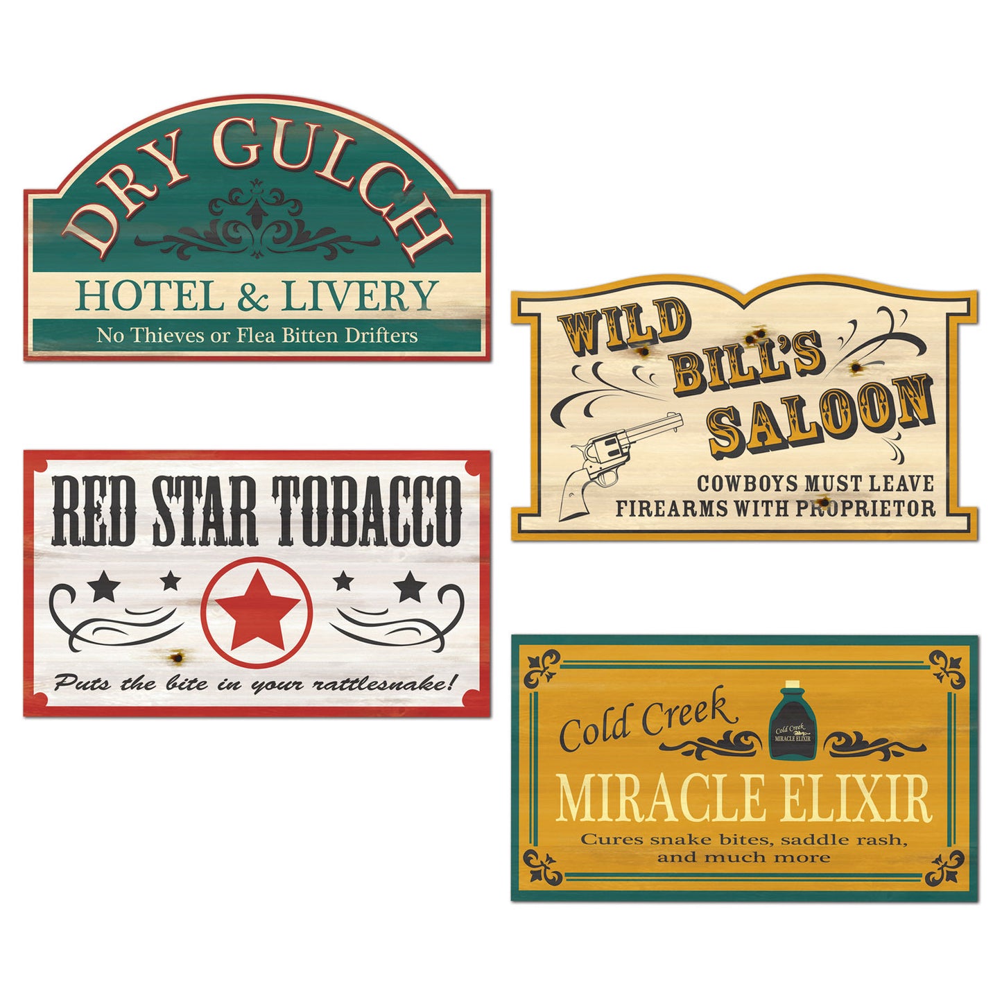 OLD STYLE WESTERN SIGNS