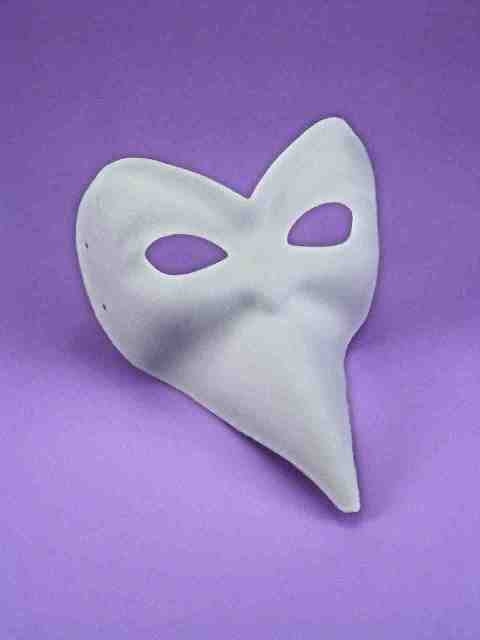 White Italian Mask