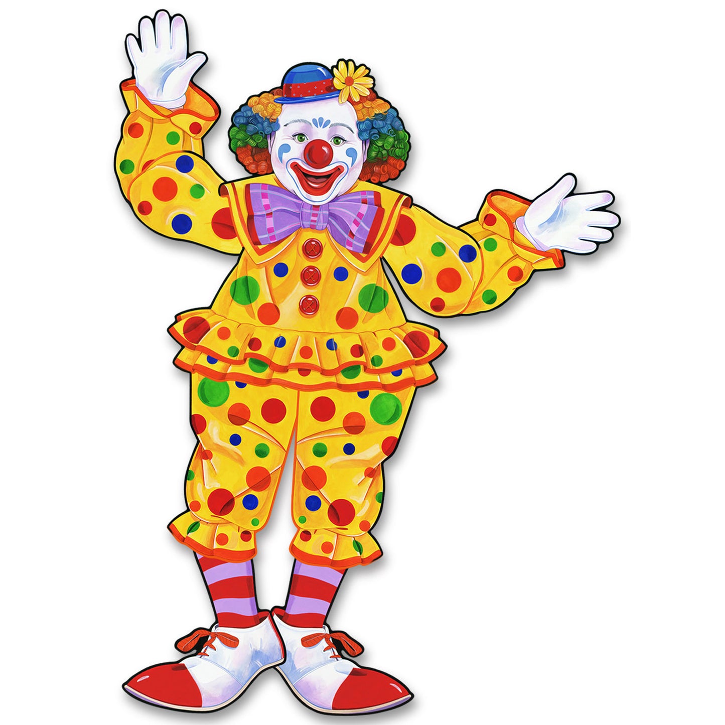 CIRCUS CLOWN CUTOUT