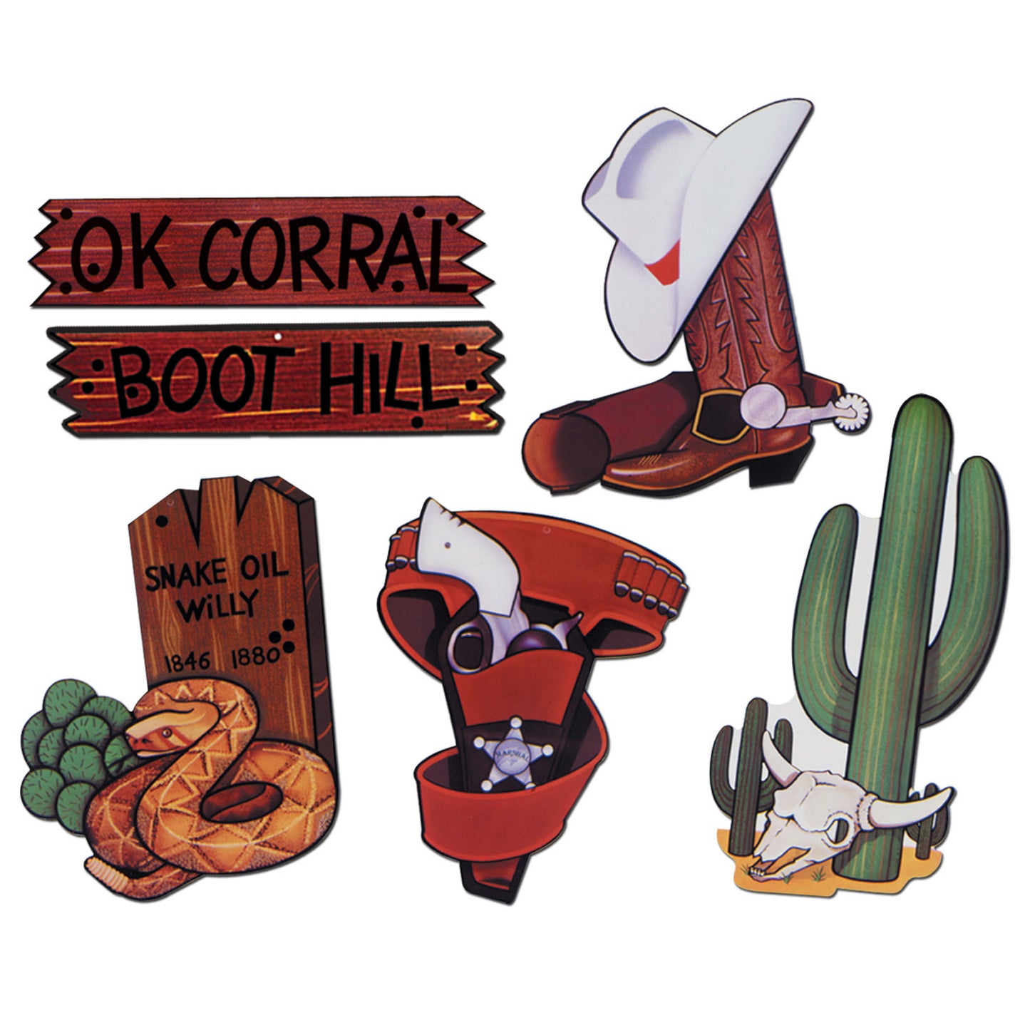 Western Cutout Assortment