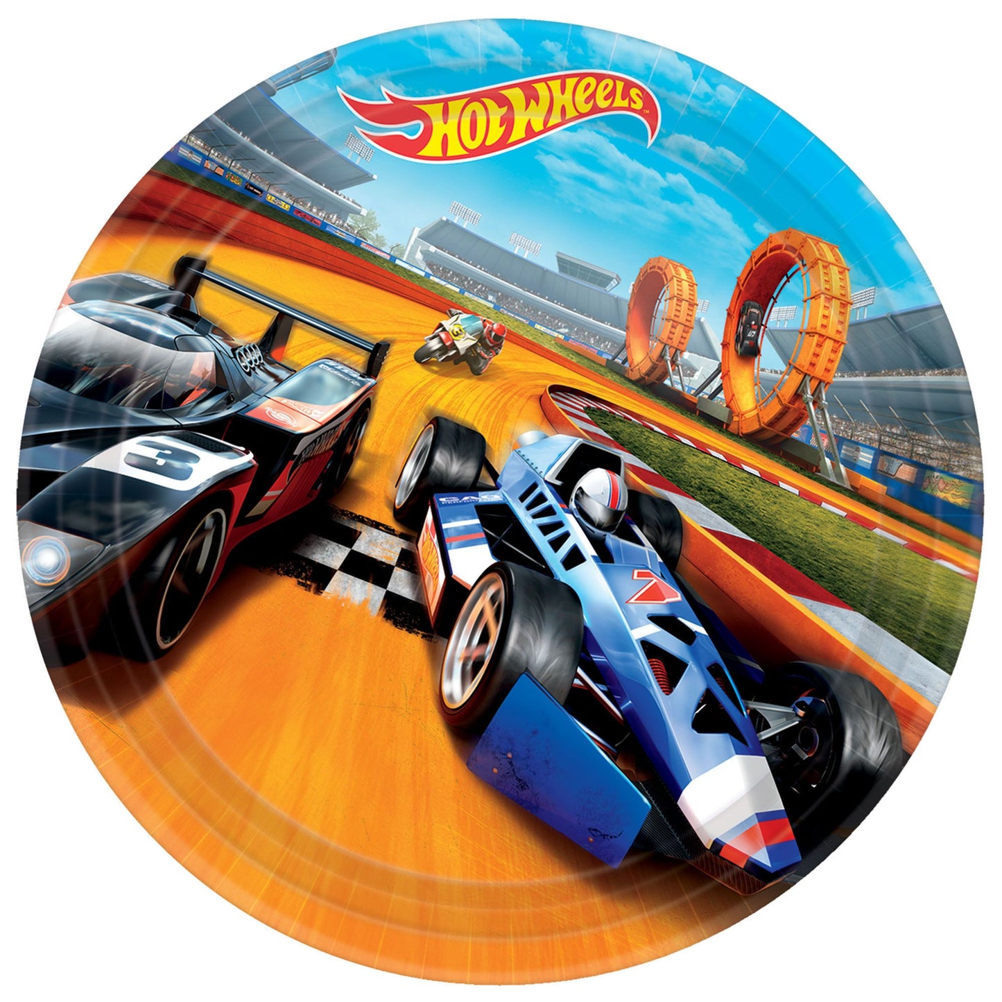 Hot Wheels Wild Racer™ Round Plates, 9"