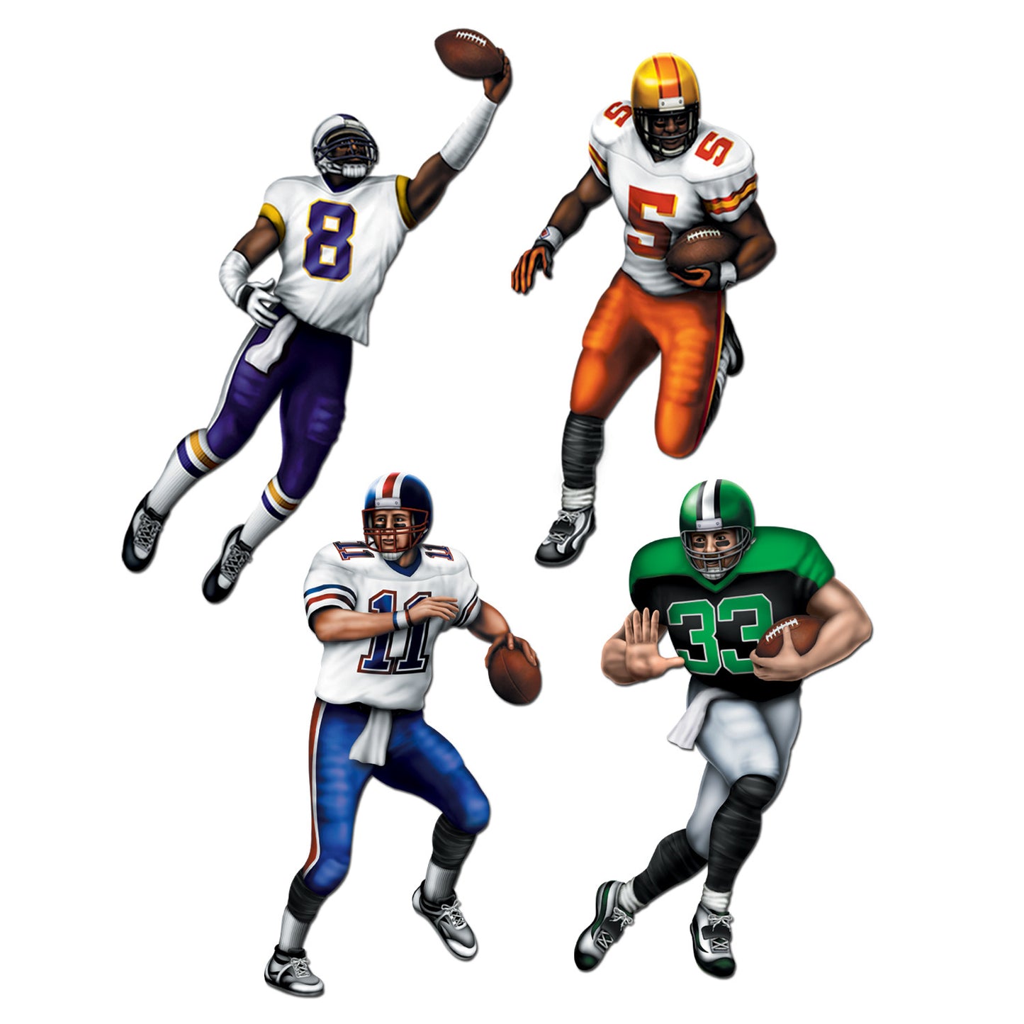 20" Football Player Cutouts