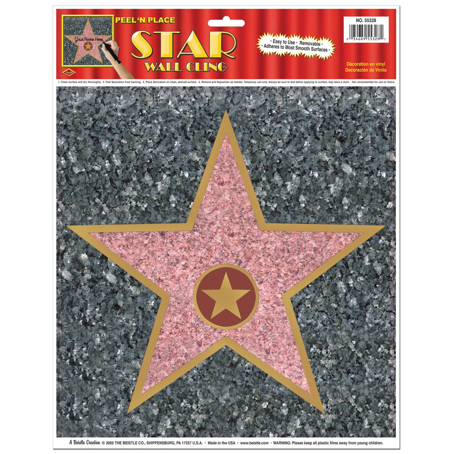 PEEL N PLACE - STAR