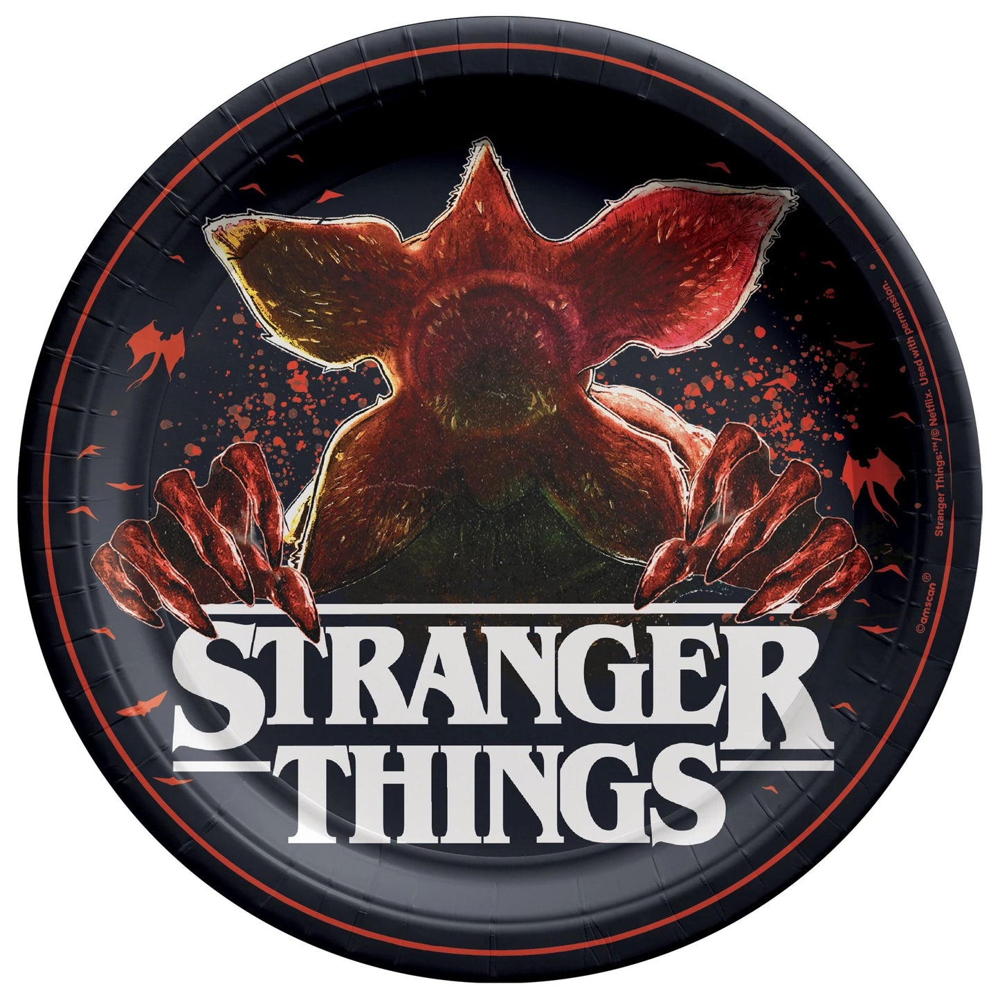 Stranger Things Paper Plates
