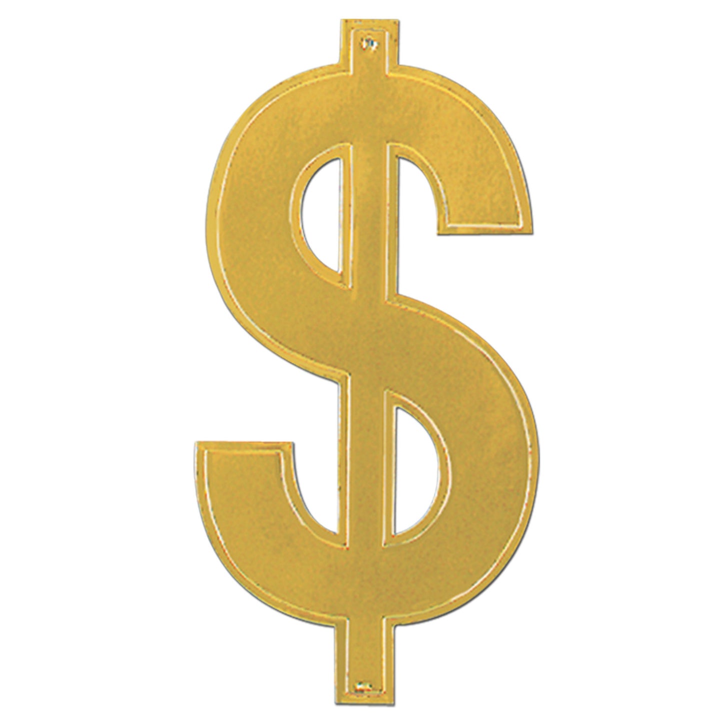 FOIL DOLLAR SIGN CUTOUT