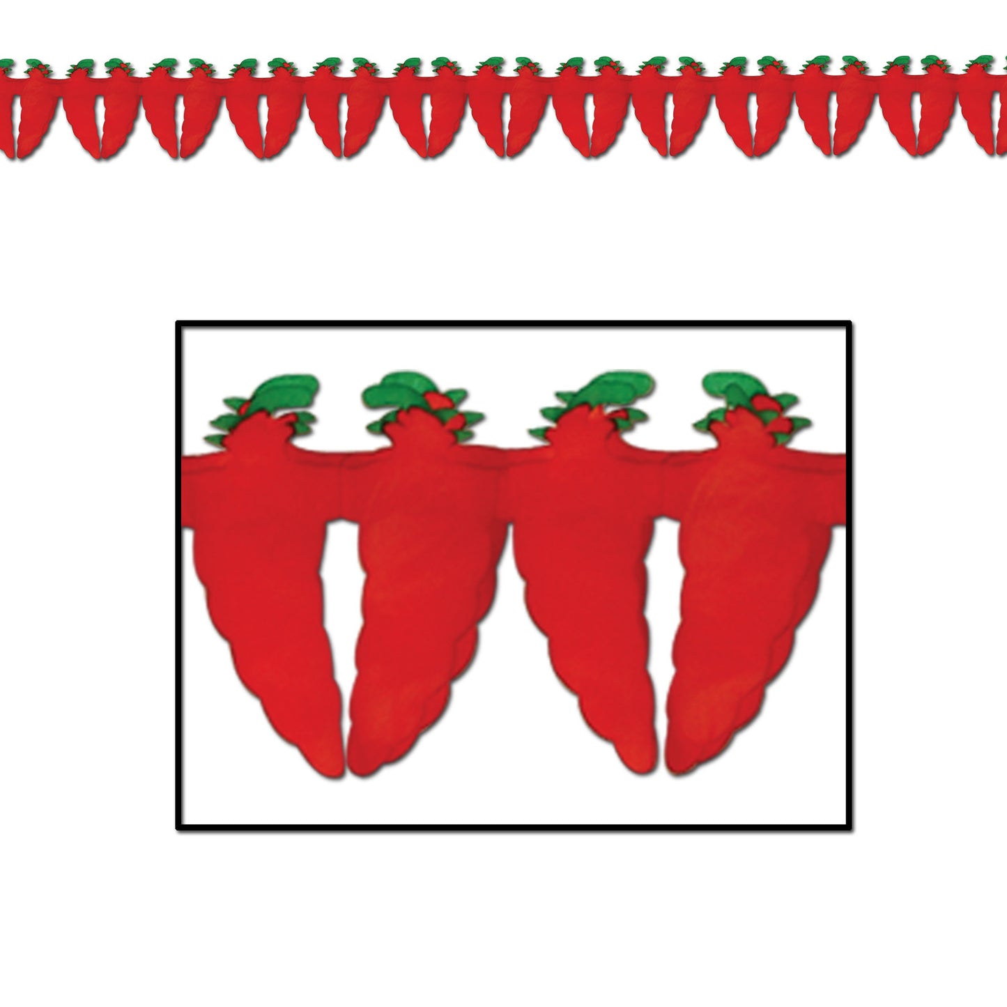 Chili Pepper Tissue Garland