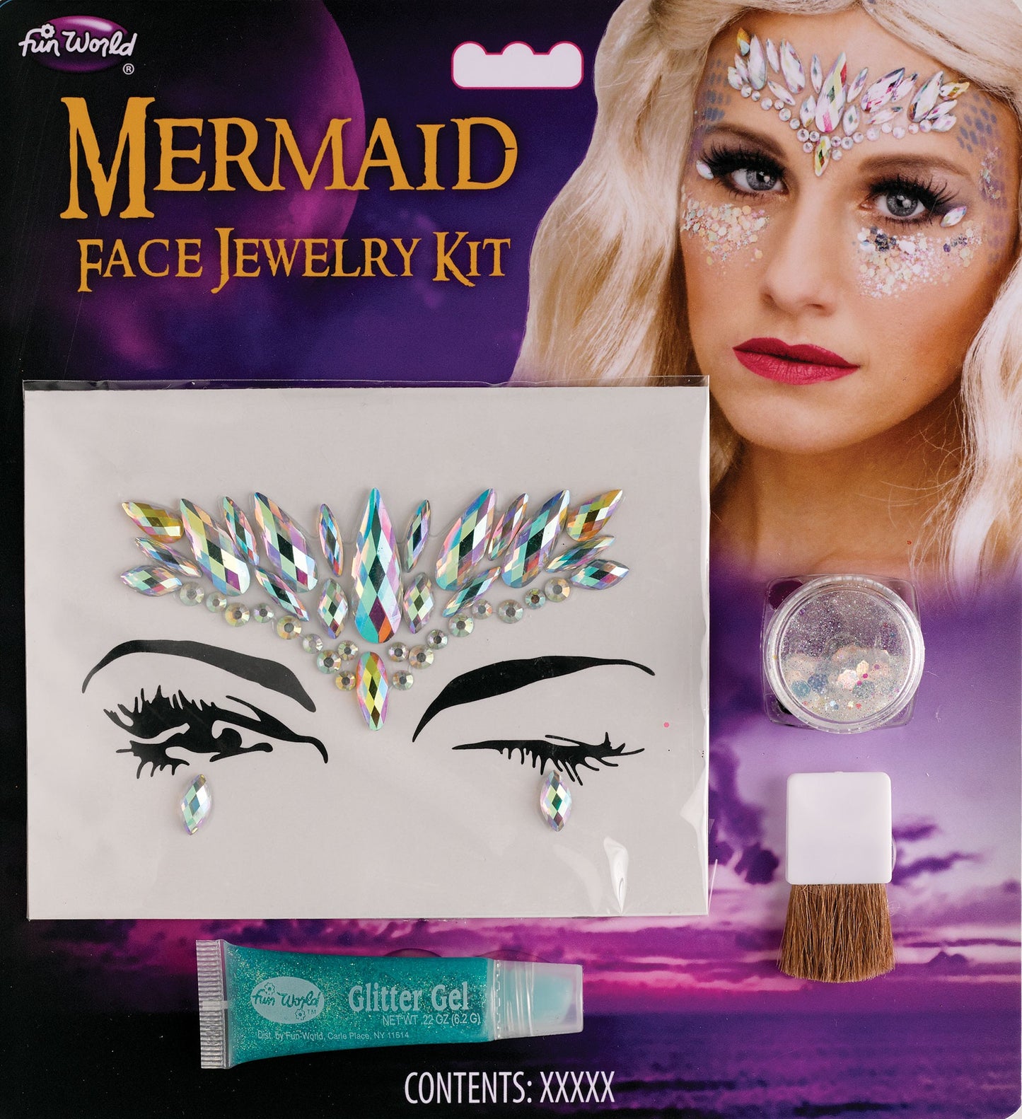 MERMAID MAKEUP AND JEWEL KIT