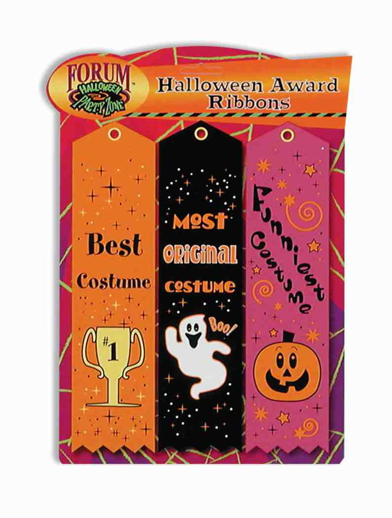 Halloween Award Ribbons - 3ct.