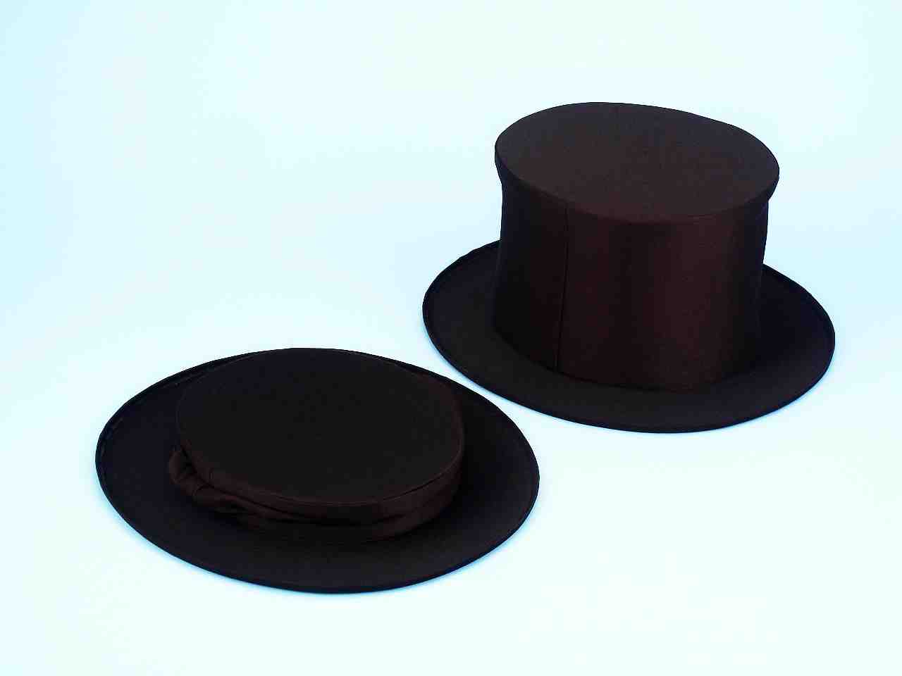 HAT - COLLAPSABLE ADULT BLACK 1PC