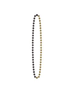 JUMBO PARTY BEAD NECKLACE GOLD/BLACK