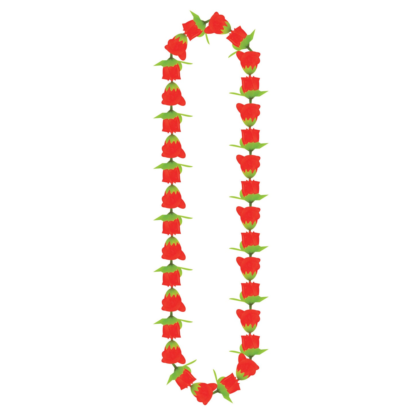 RED ROSES LEI