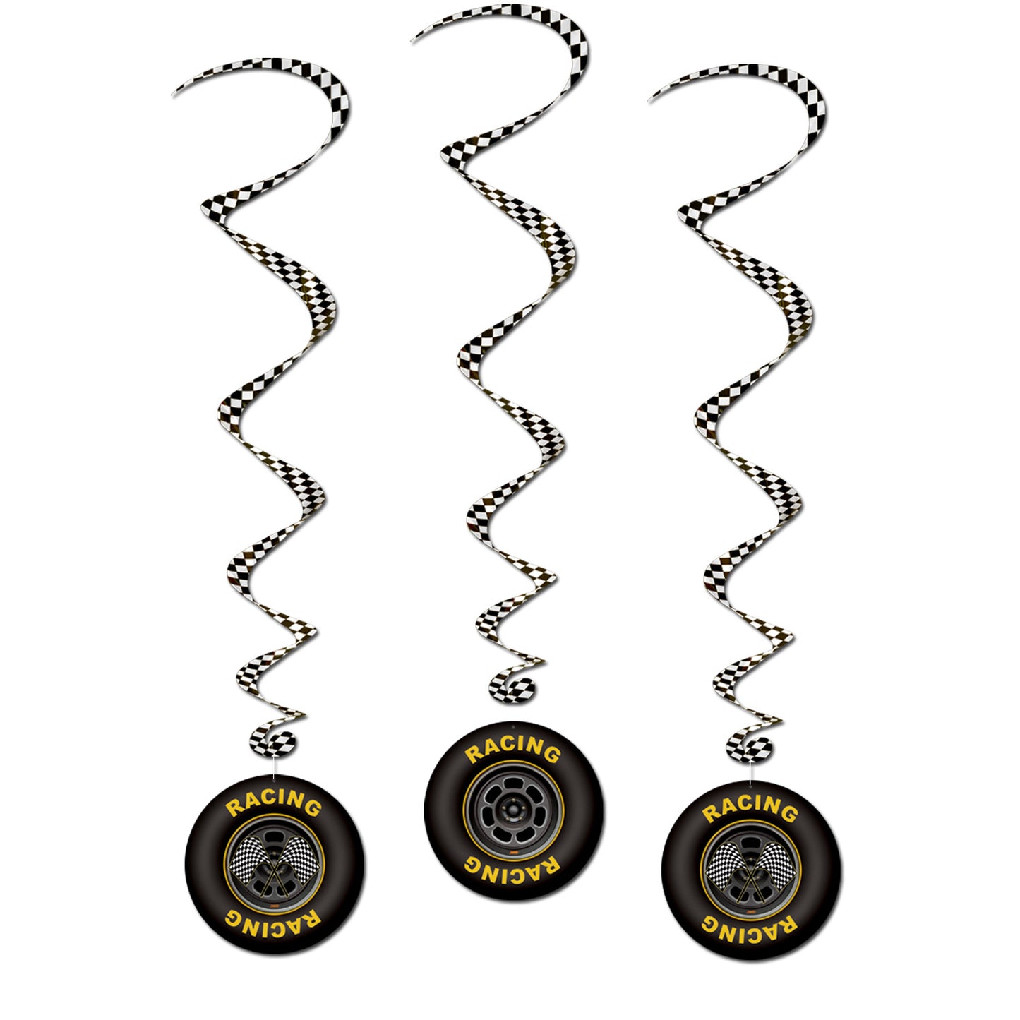 Racing Tire Hanging Whirls
