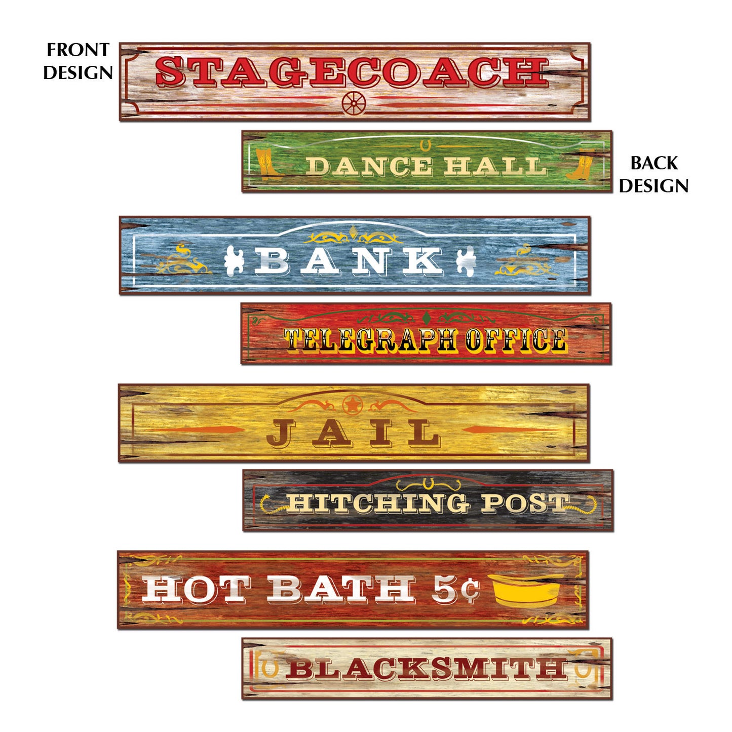 Western Cutout Signs