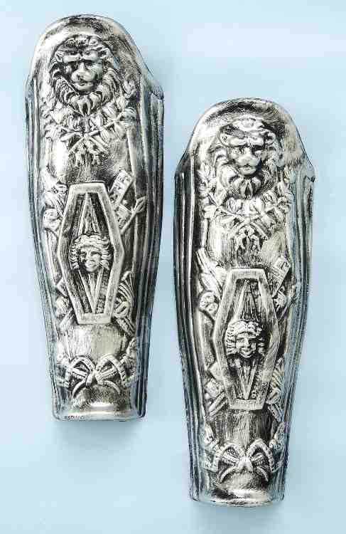 Silver Roman Leg Armor
