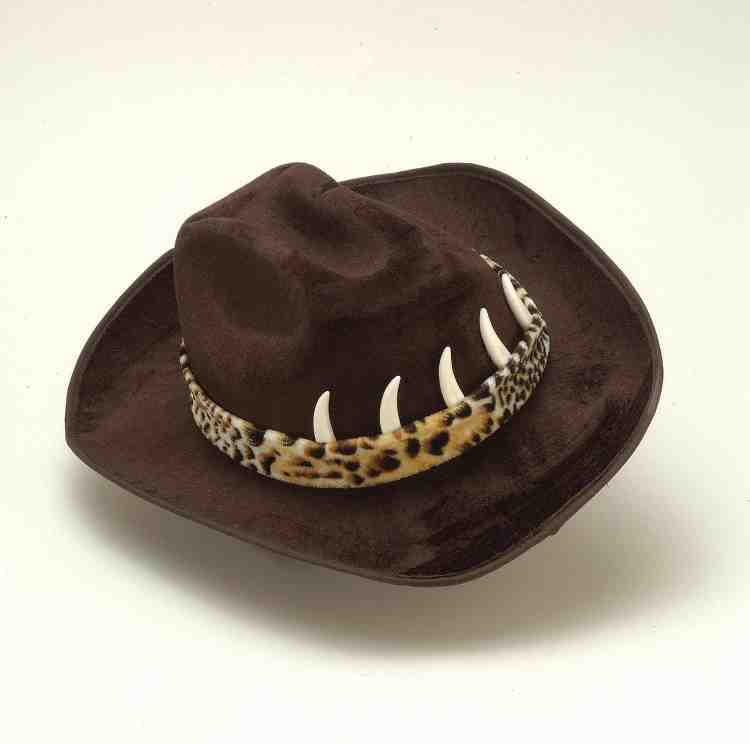 Crocodile Hunter Hat w/Band of Teeth