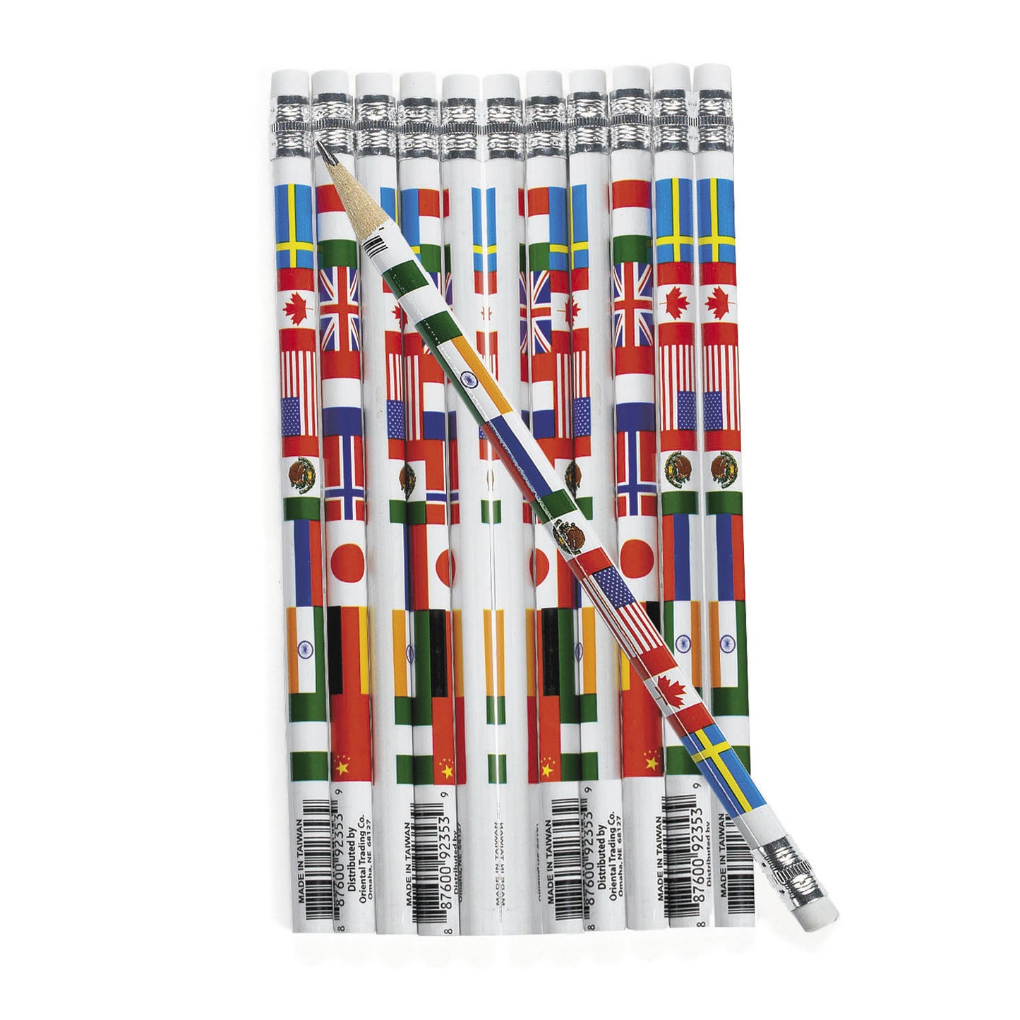 PENCIL - MULTINATIONAL 24 CT/PKG