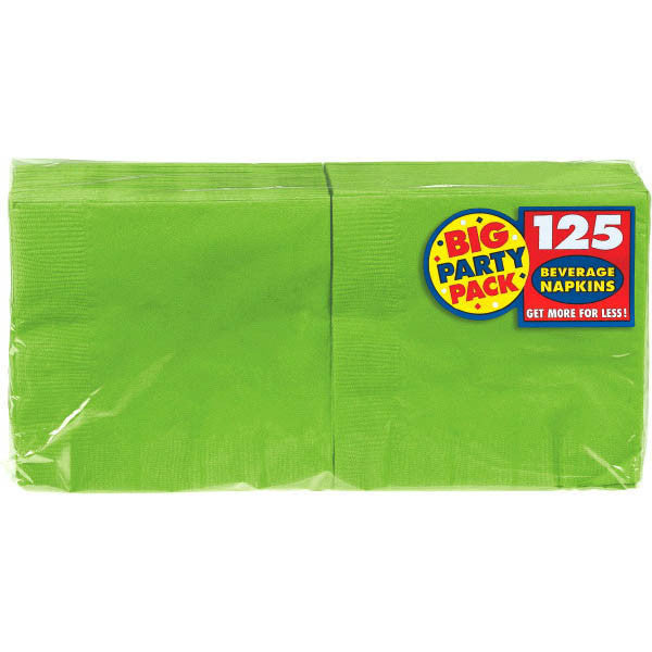 NAPKIN - KIWI GREEN 125 CT/PKG BEVERAGE