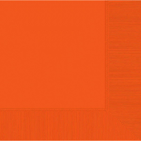 BEVERAGE NAPKINS ORANGE 40CNT