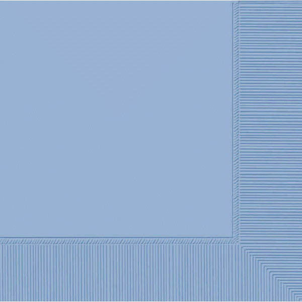 BEVERAGE NAPKINS PASTEL BLUE 40CT.