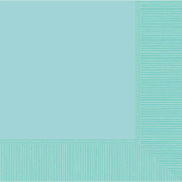 BEVERAGE NAPKINS ROBINS EGG BLUE 40CNT