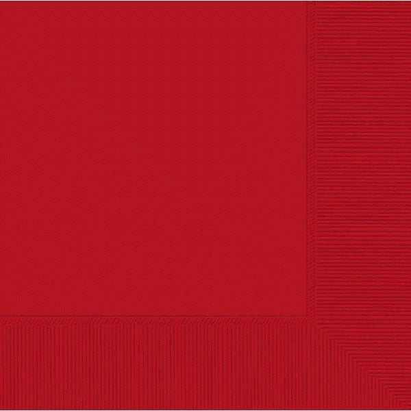 BEVERAGE NAPKINS RED 40CNT