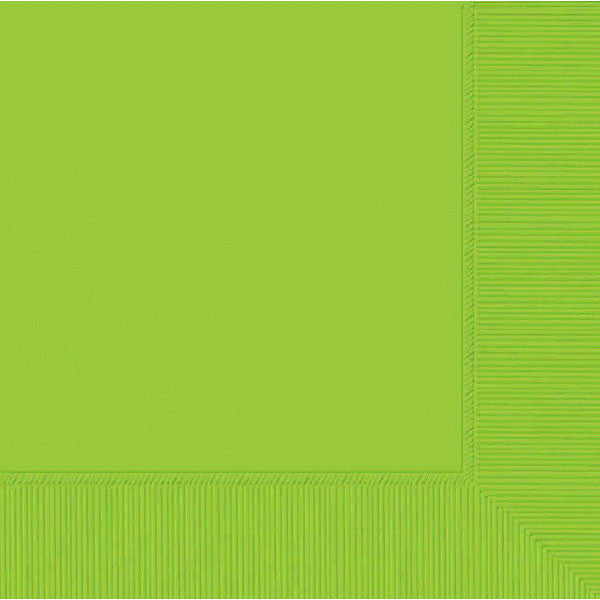 BEVERAGE NAPKINS KIWI GREEN 40CNT