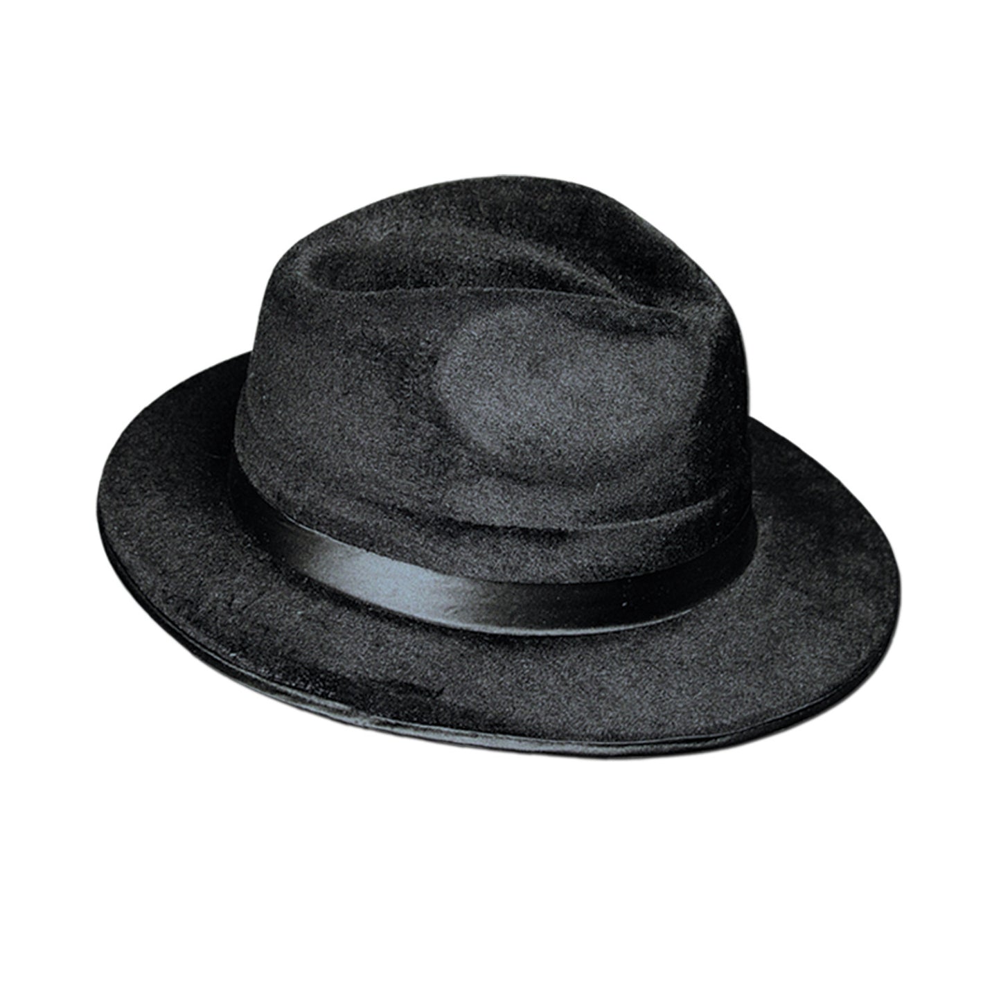 HAT - BLACK FEDORA VELVET