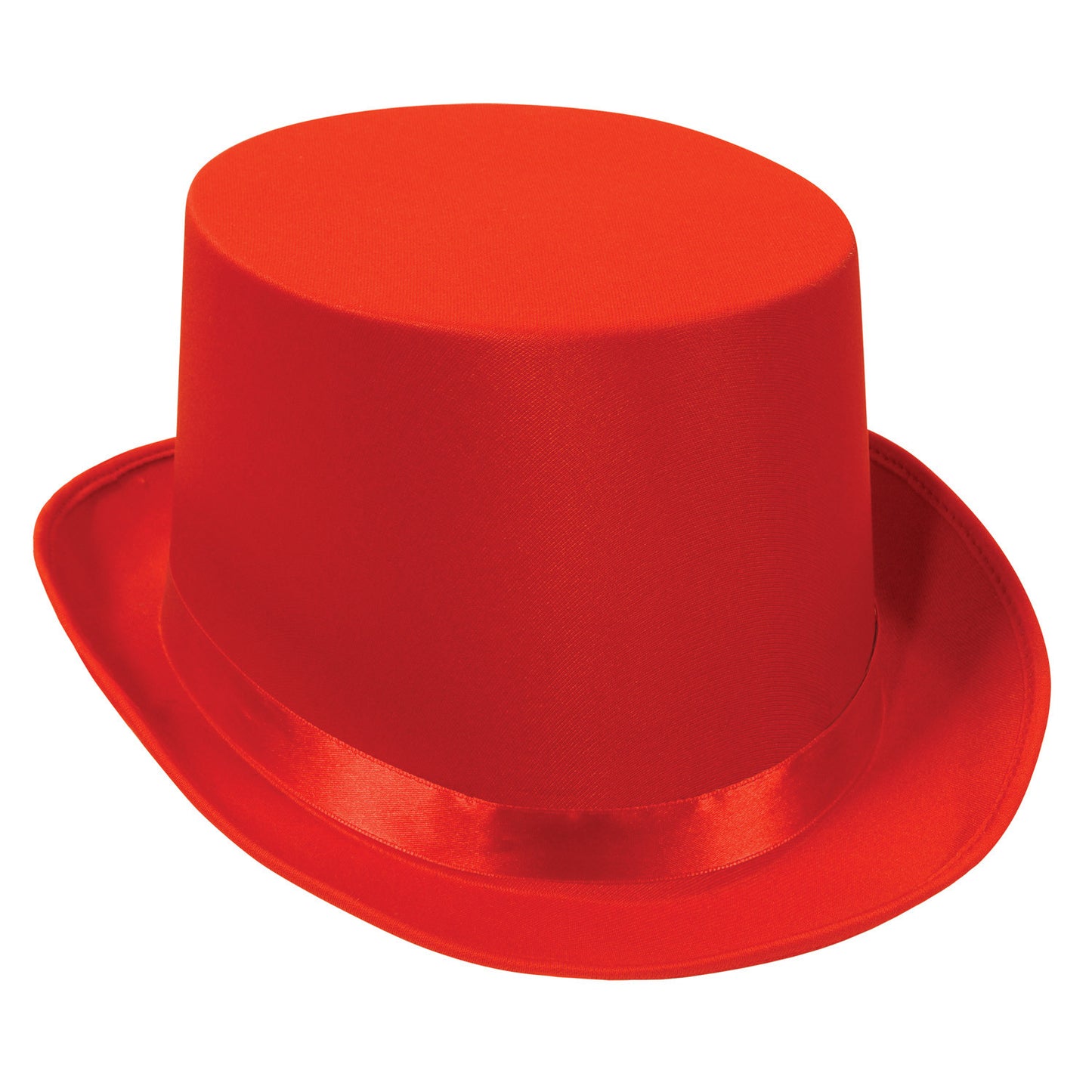 HAT - RED SATIN SLEEK