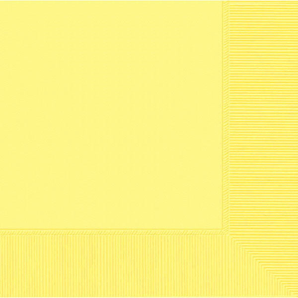 LUNCHEON NAPKINS - LIGHT YELLOW 40 CT/PKG