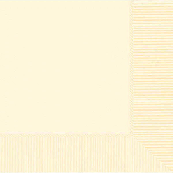 LUNCHEON NAPKINS - VANILLA CREAM 40 CT/PKG